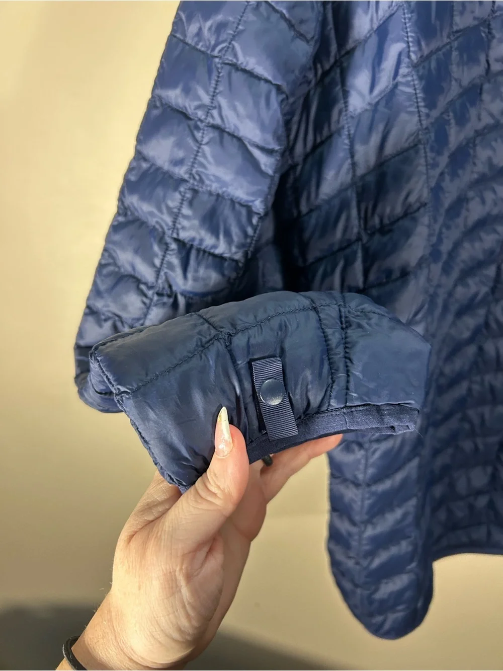 The North Face Men’s Thermoball Navy Blue Quilted Full Zip Jacket Size XXL
